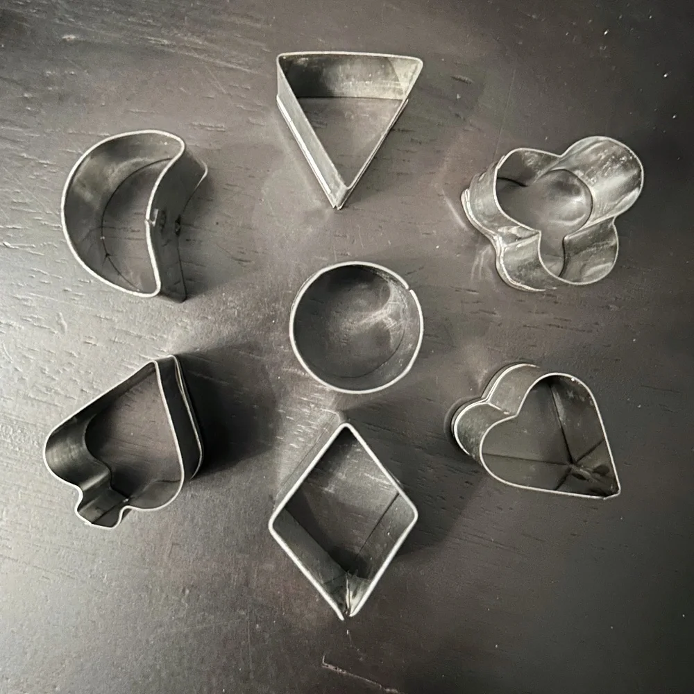 Vintage Complete Viking Canape & Hors D'oeuvre Cutters 12pc Set w Box Pristine - Picture 3 of 11